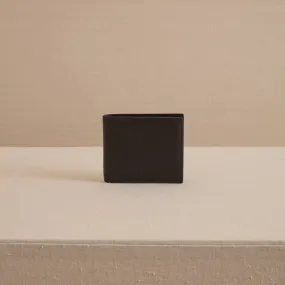 Bi-Fold Wallet in Tumbled Grain Black