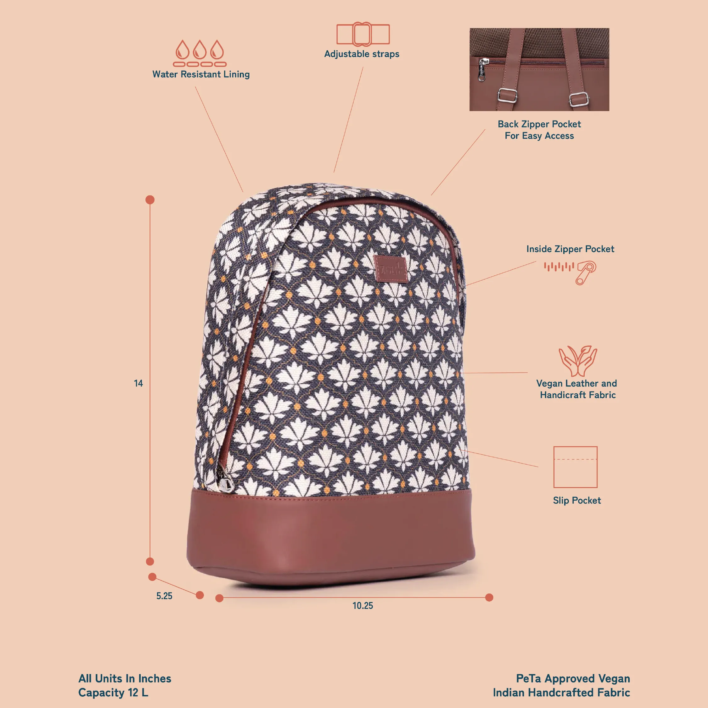 Bidri Kaiser Dome Daypack