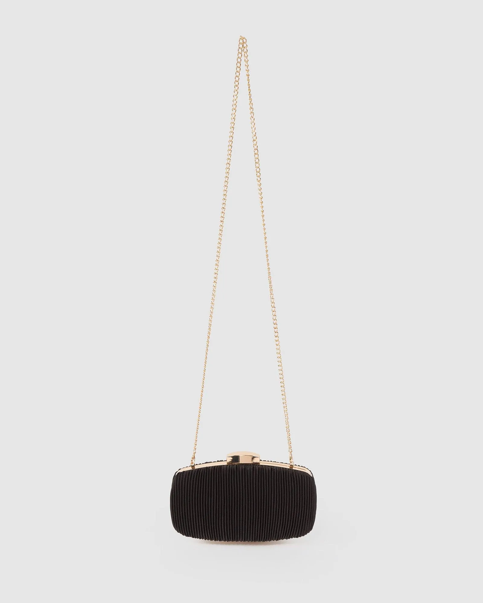 Black Classic Hardcase Clutch Bag