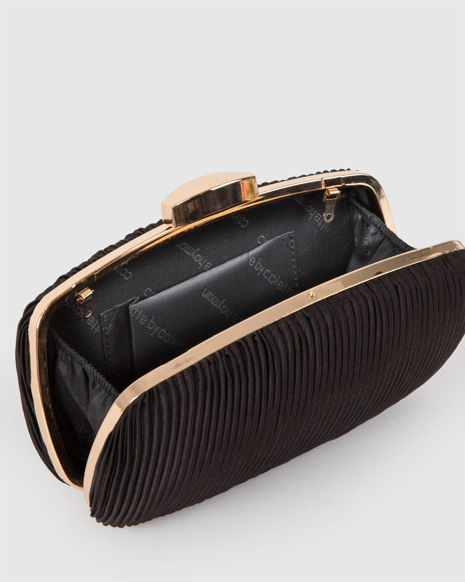 Black Classic Hardcase Clutch Bag
