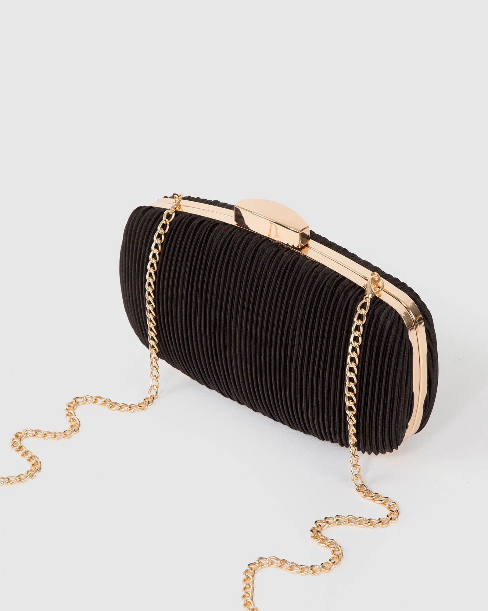 Black Classic Hardcase Clutch Bag