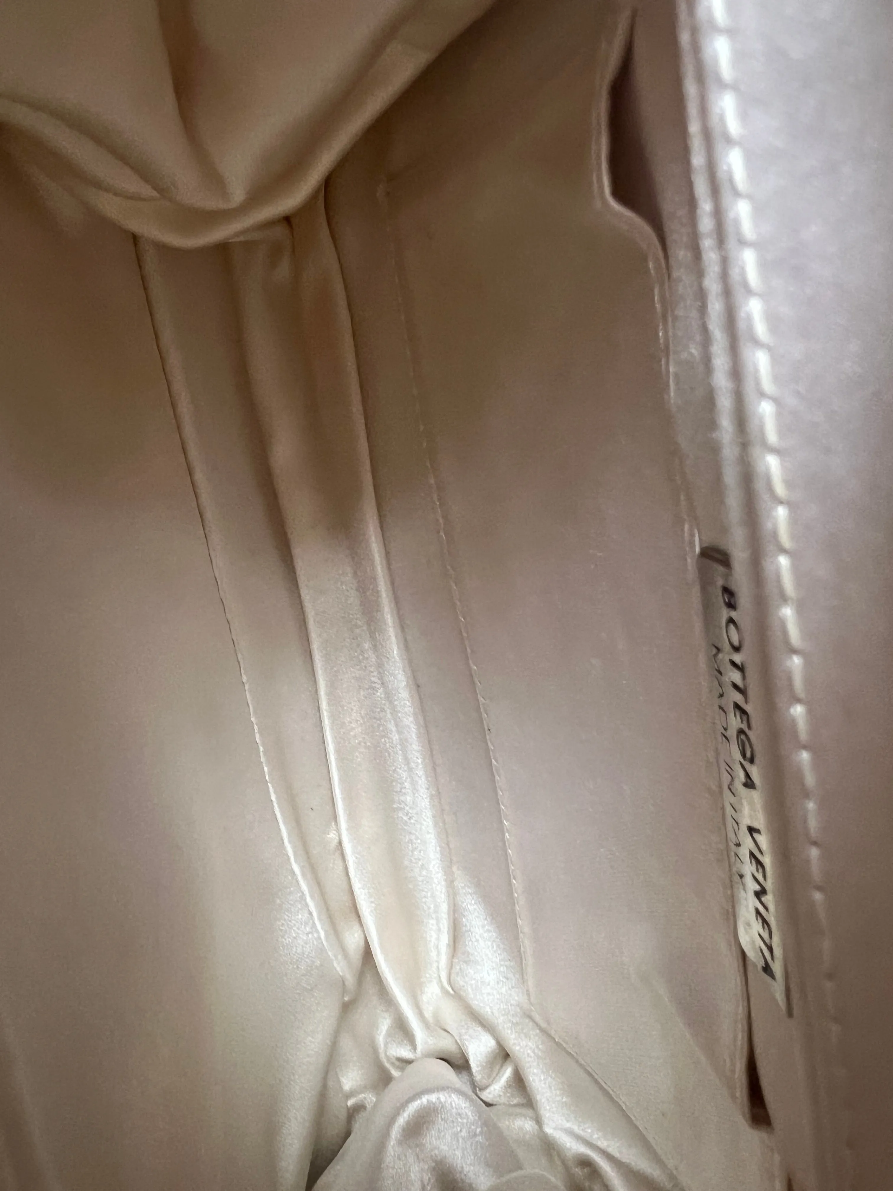 Bottega Veneta Vintage Satin Intrecciato Purse