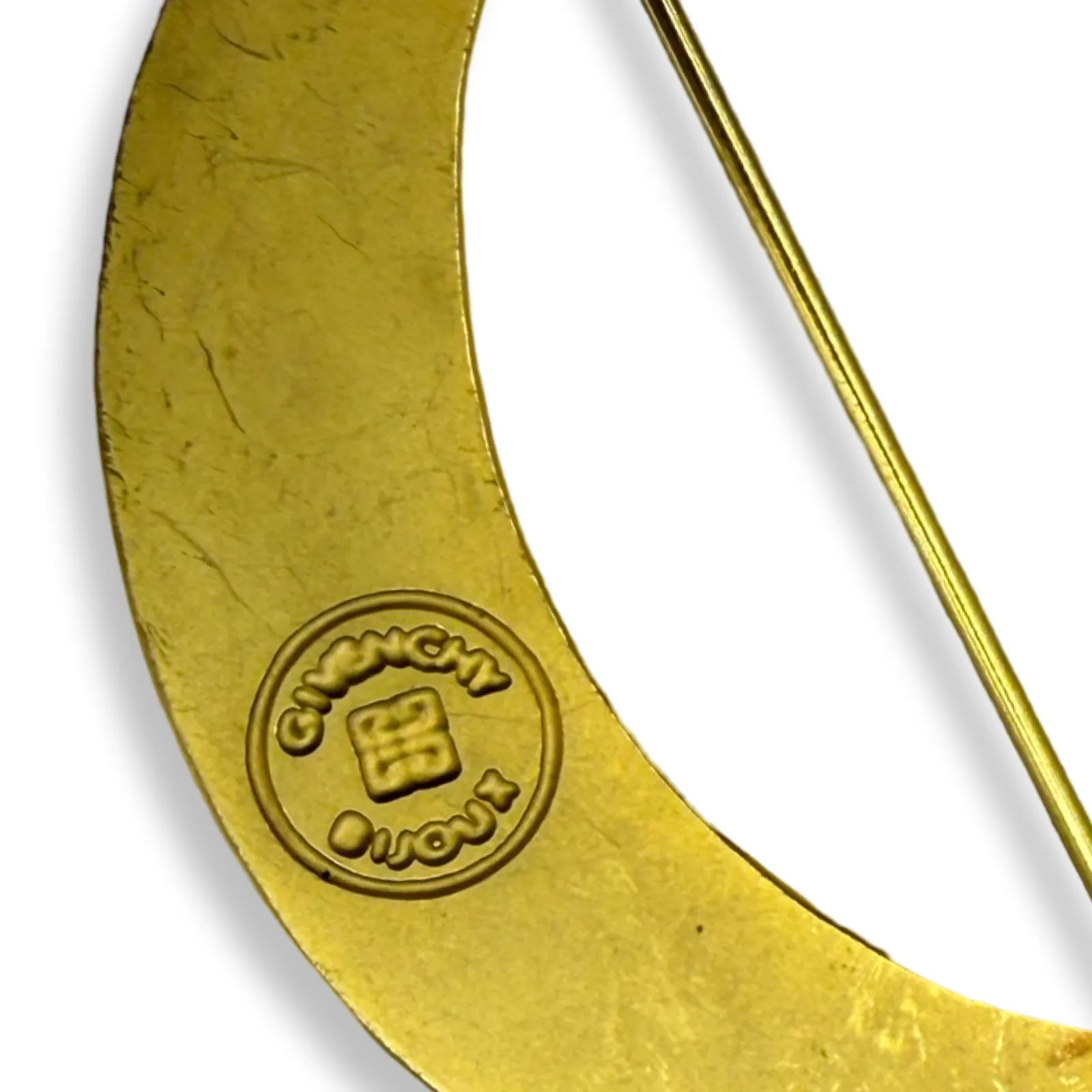 Givenchy Vintage Crescent Brooch