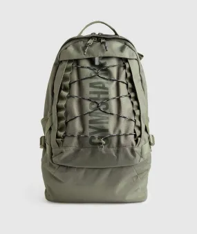 Gymshark Pursuit Backpack - Base Green/ Winter Olive