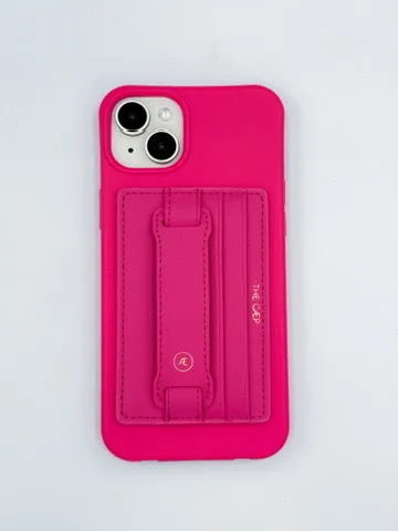 Hot Pink Hoop Wallet - MagSafe (RFID)