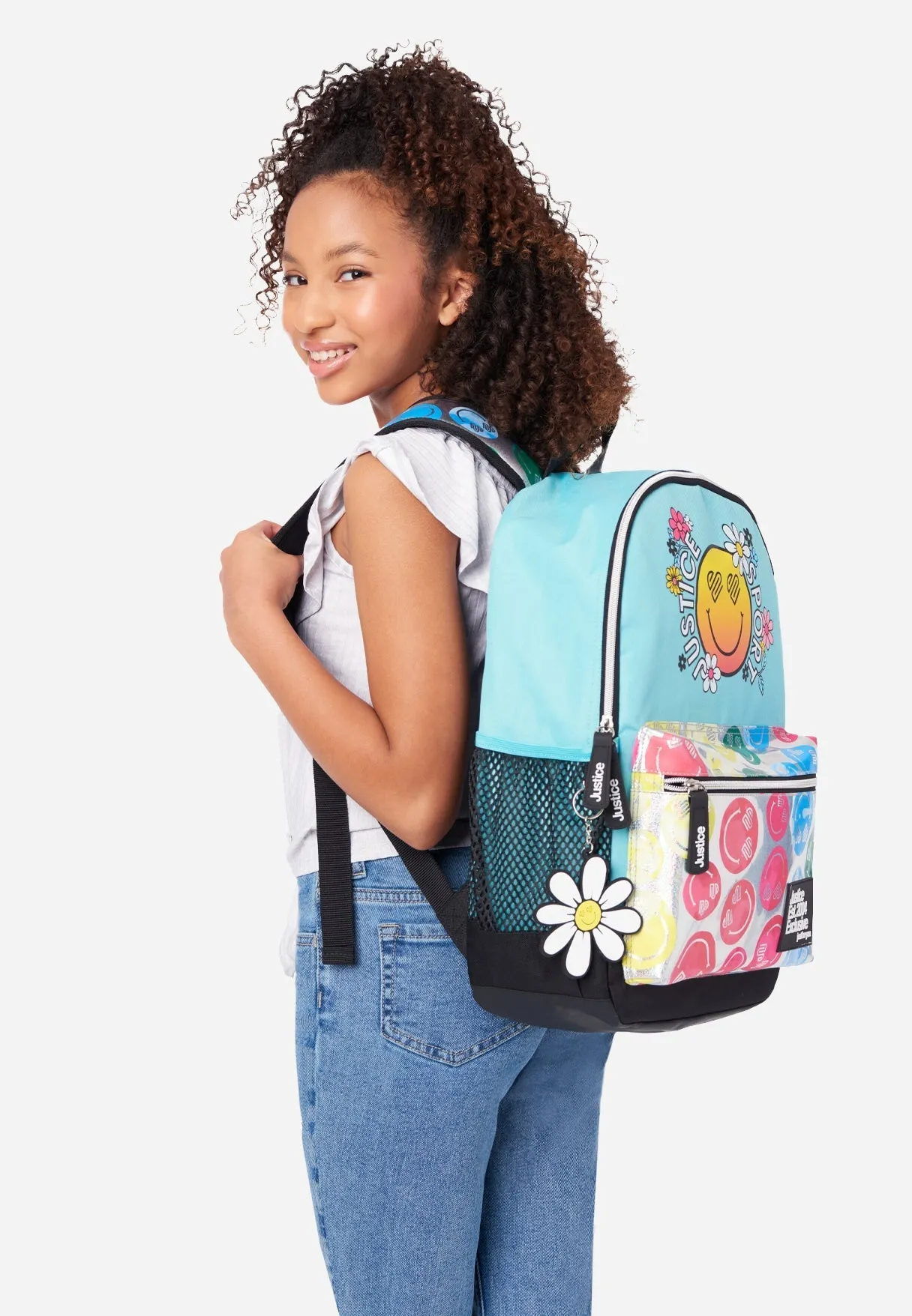 J Sport Graphic Backpack with Keychain