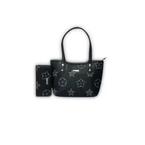 Jingpin Floral Designer Tote Bag with Wallet
