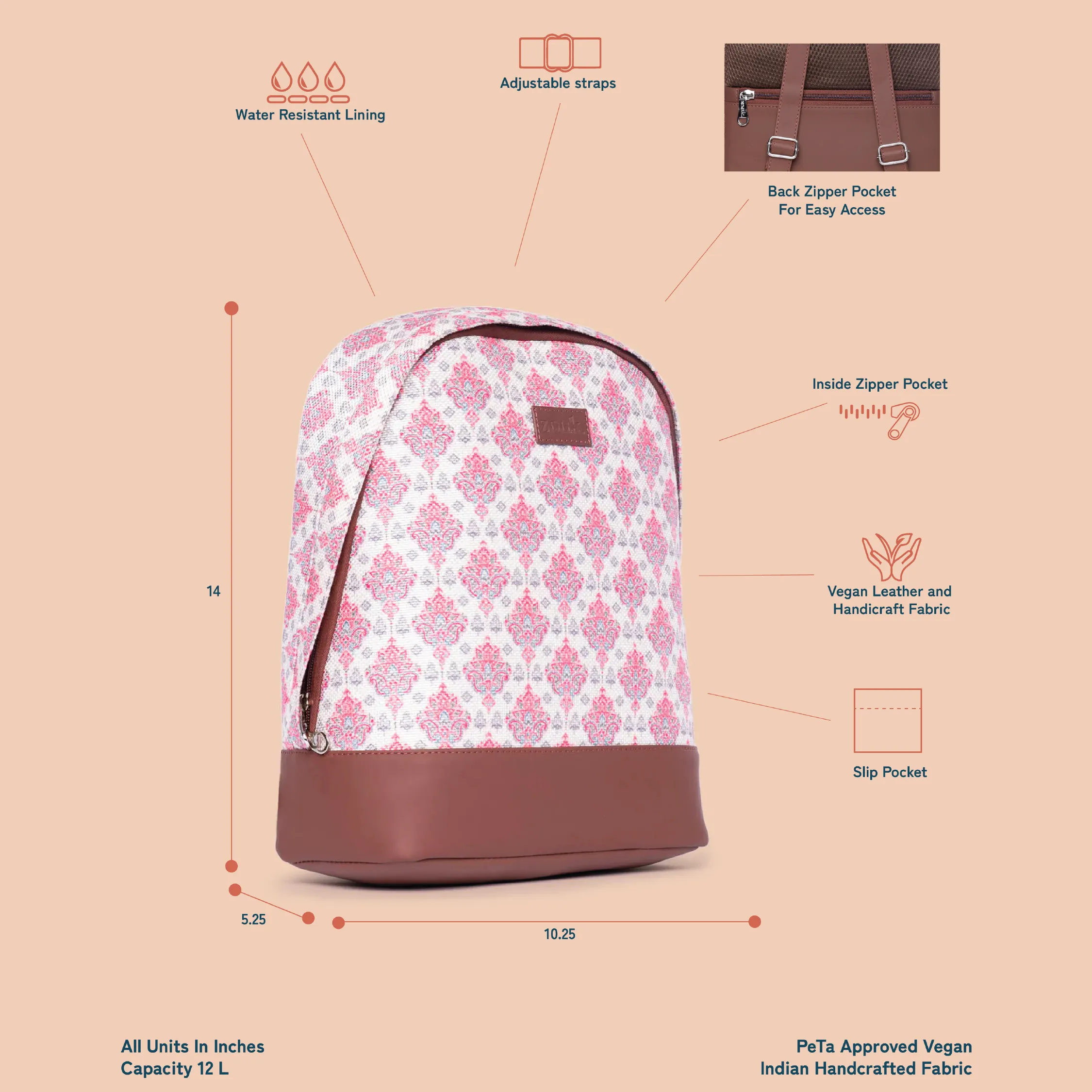 Kashmiri Tulips Dome Daypack