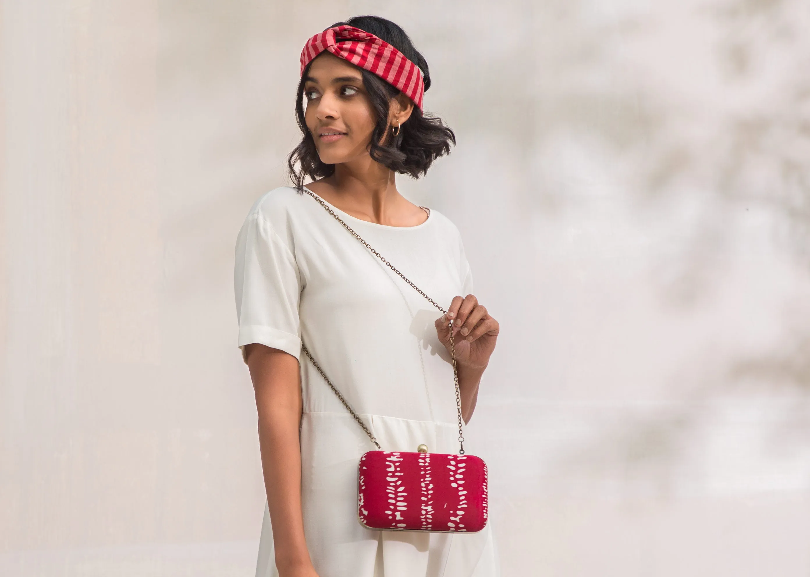 Martini Clutch - Red