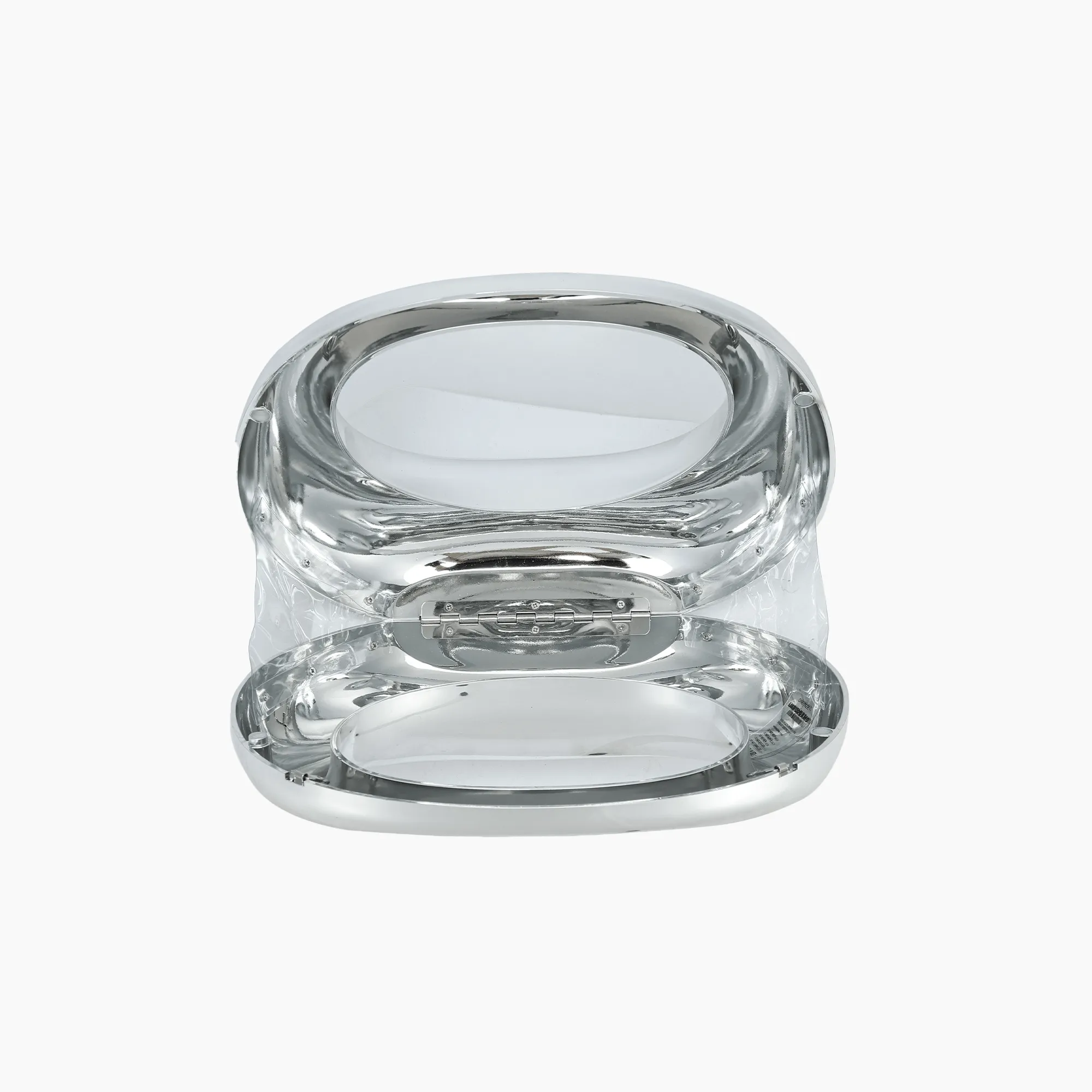 Moonlit Love Metallic Clear Clutch Bag