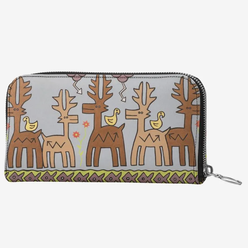 Oh, My Deer! Leather Wallet