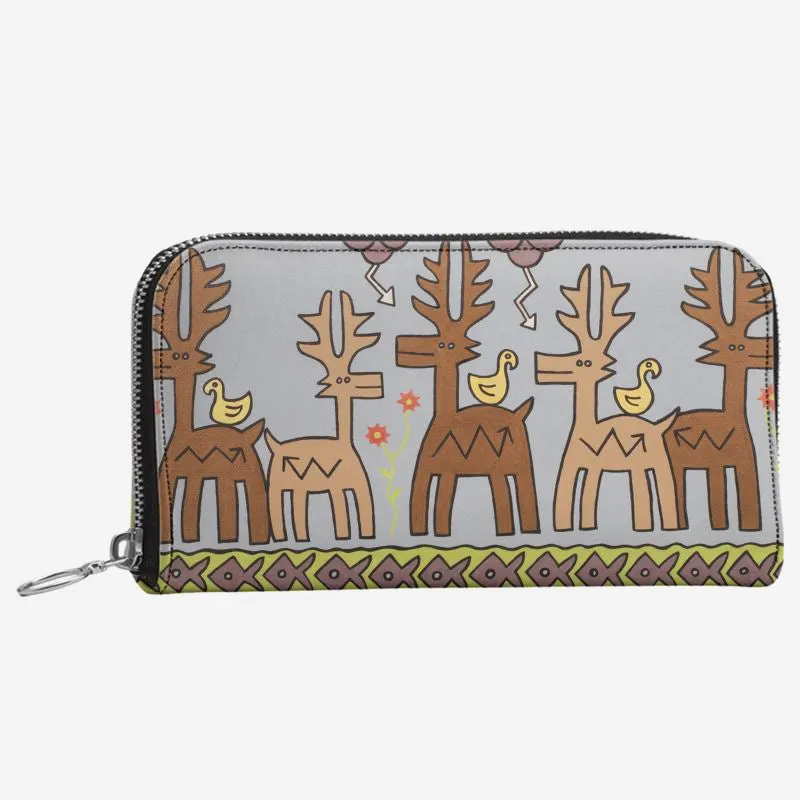 Oh, My Deer! Leather Wallet
