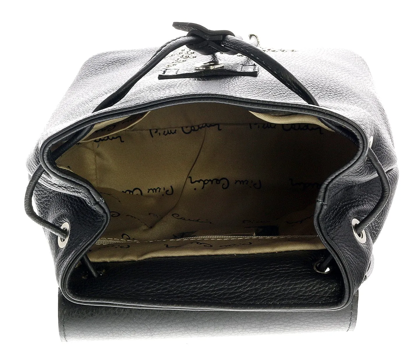 Pierre Cardin 1744 NERO Black Backpack Handbags