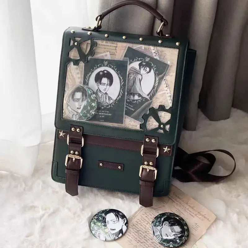 Uakiss Punk Womens Backpack Y2k Gothic Fashion Vintage Luxury Designer Casual Backpacks College Style Harajuku Transparent Bag