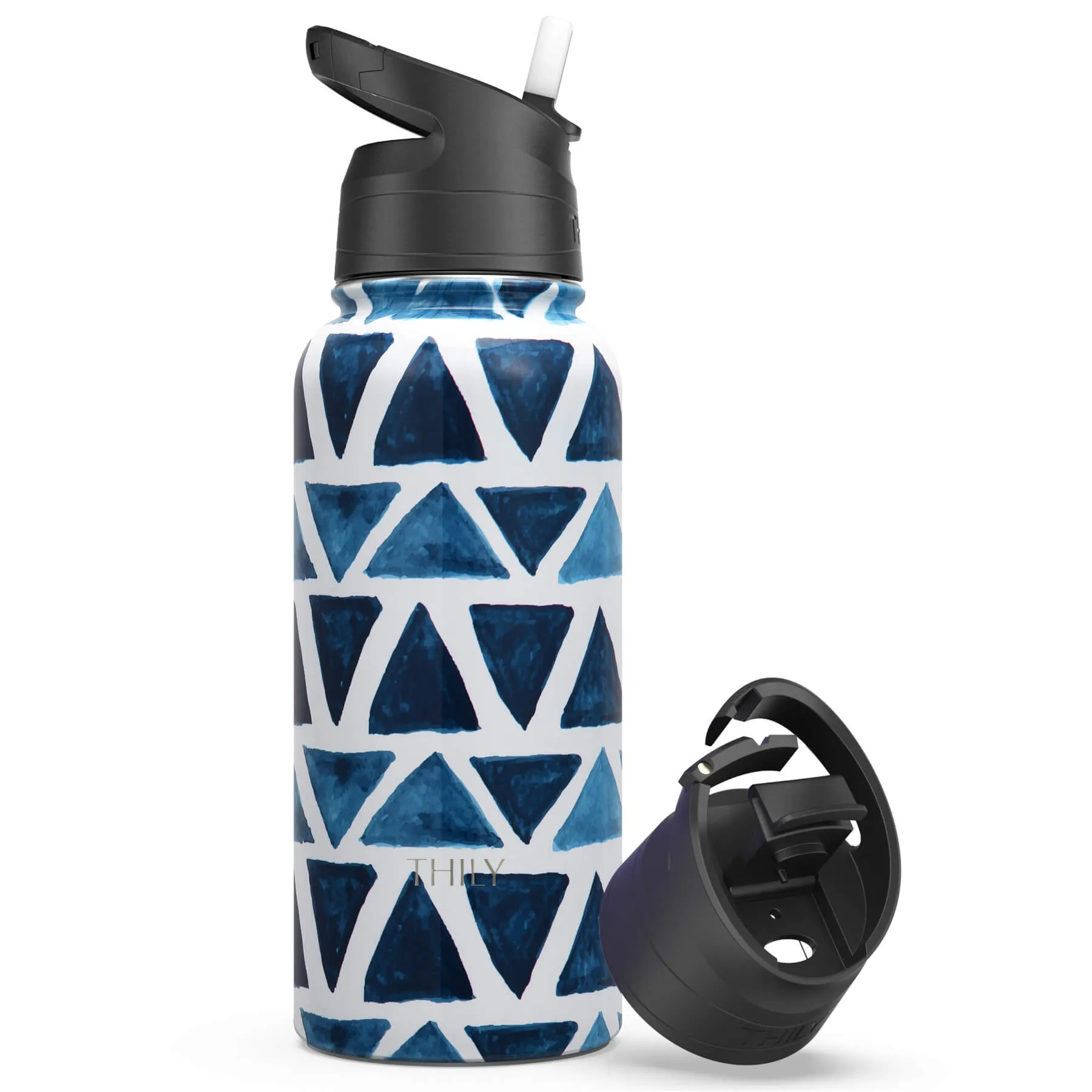 WATER BOTTLE | 32 OZ| BLUE TRIANGLE