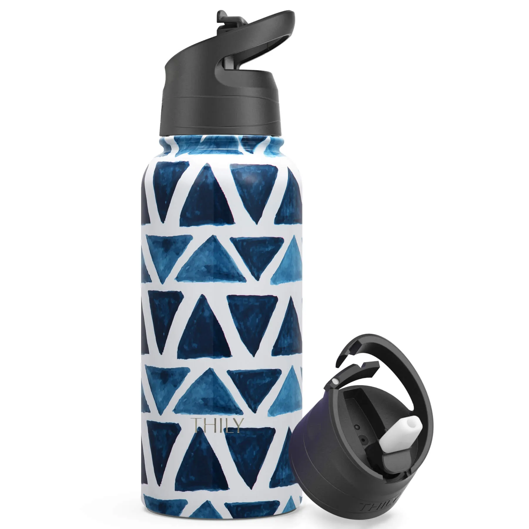 WATER BOTTLE | 32 OZ| BLUE TRIANGLE