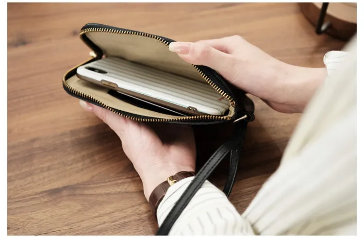 Women's Minimalist Wallet Phone Purse Wallet for Women