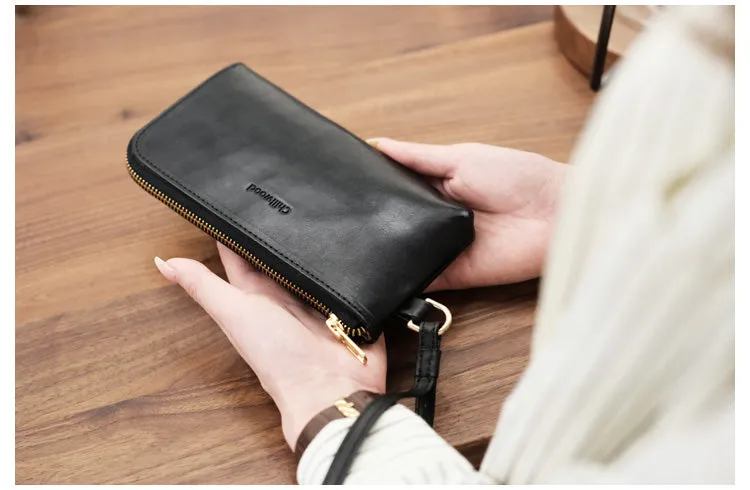 Women's Minimalist Wallet Phone Purse Wallet for Women